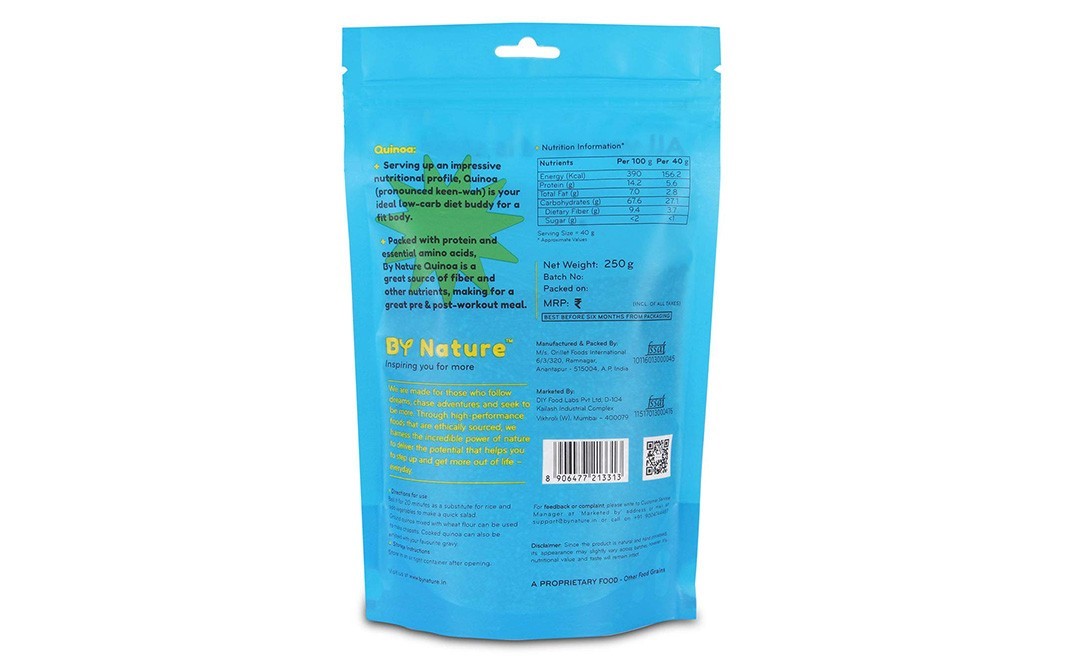 By Nature Quinoa    Pack  250 grams